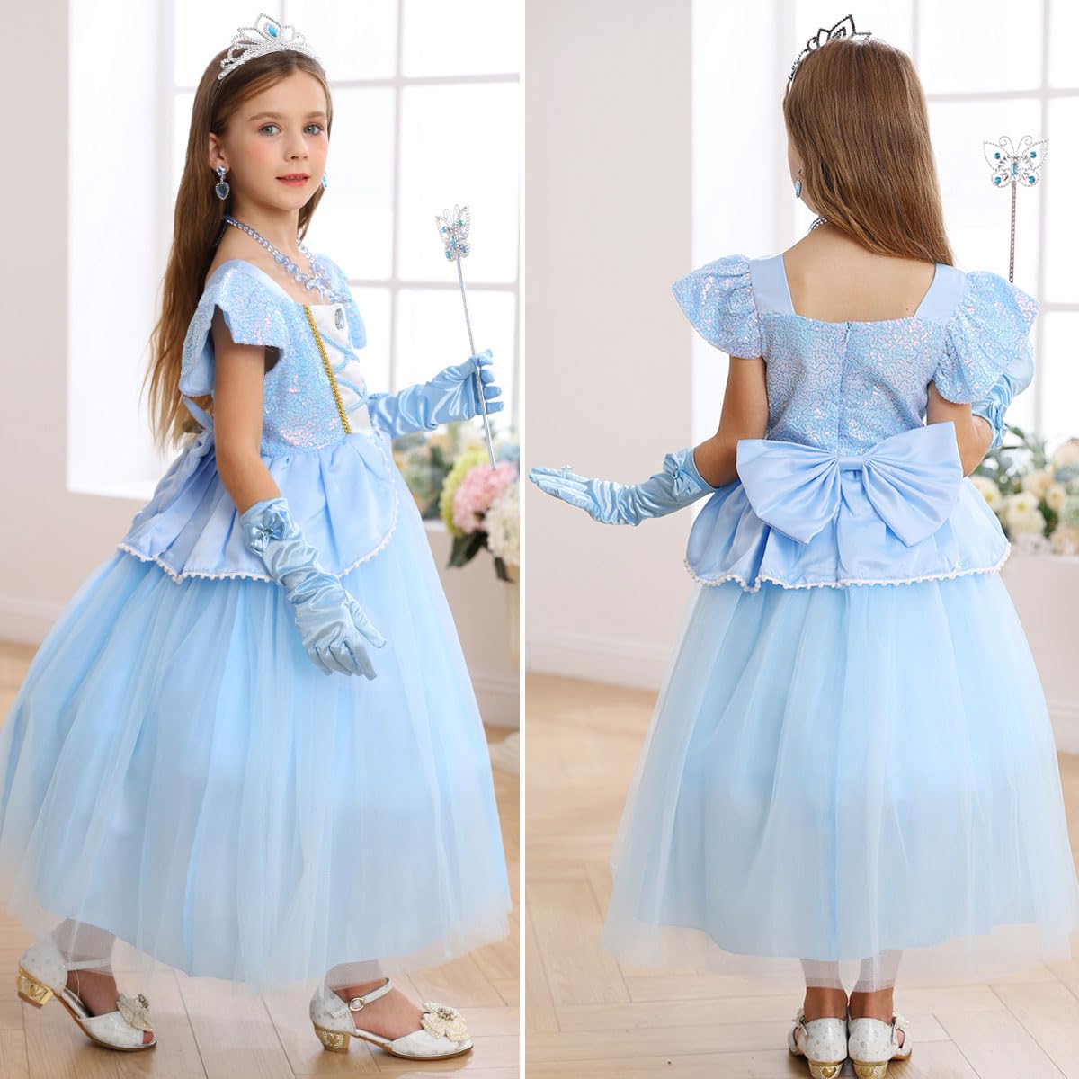 iTVTi dress with accessories set including crown and wand for a complete look