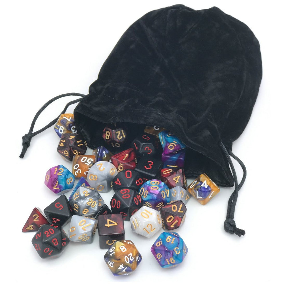 IvyFieldDice Blue and Purple dice set adds vibrant flair to sessions.