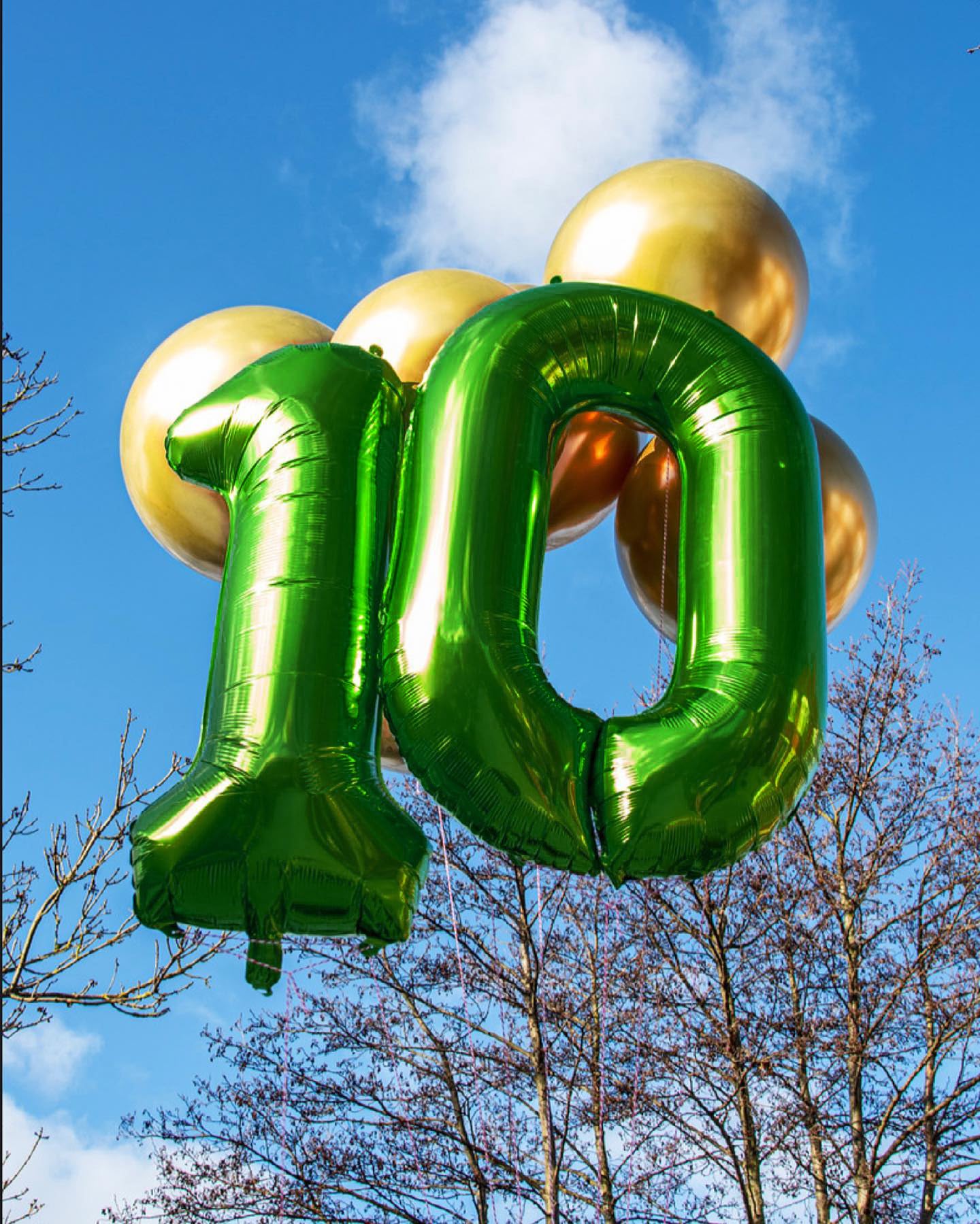 IWERP 10th birthday photo prop balloon encourages festive posing