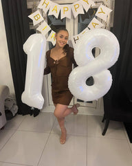 IWERP 40-inch birthday balloon serves as a memorable prop for photos.