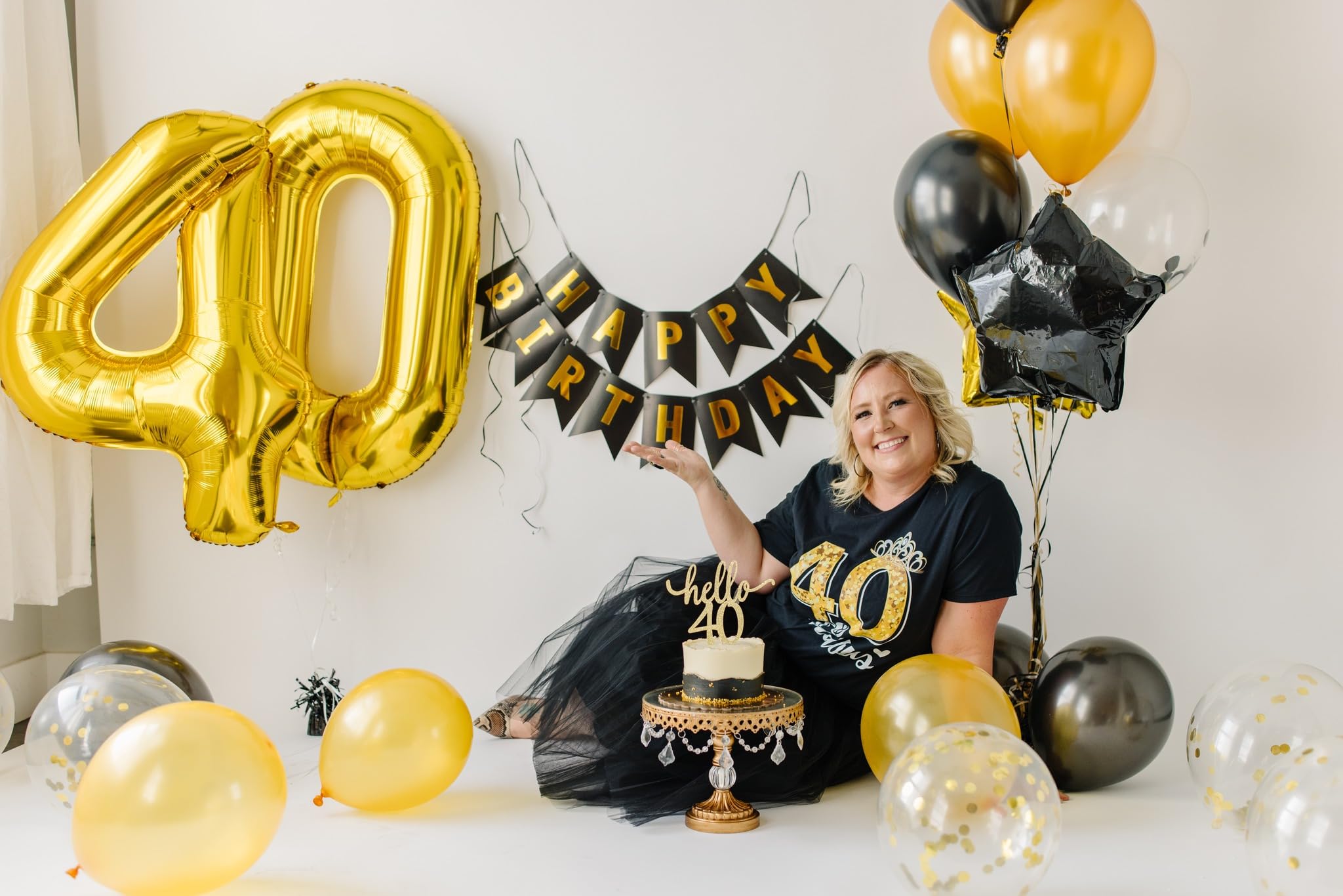 IWERP 40-inch number balloon creates a striking stage photo backdrop.
