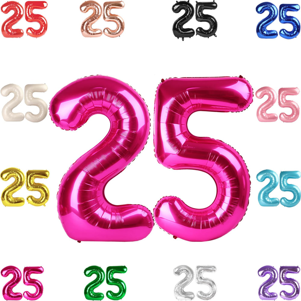 IWERP 40-inch hot pink 25 balloon for bold photo backdrops.