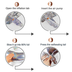 IWERP Self-sealing valve simplifies inflation and reuse.