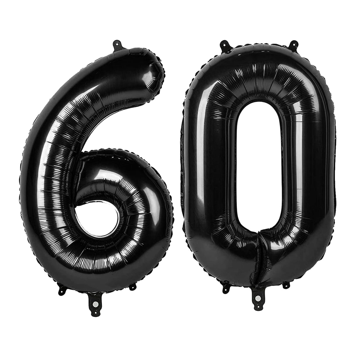 IWERP 60-balloon number 40-inch black for a bold photo backdrop.