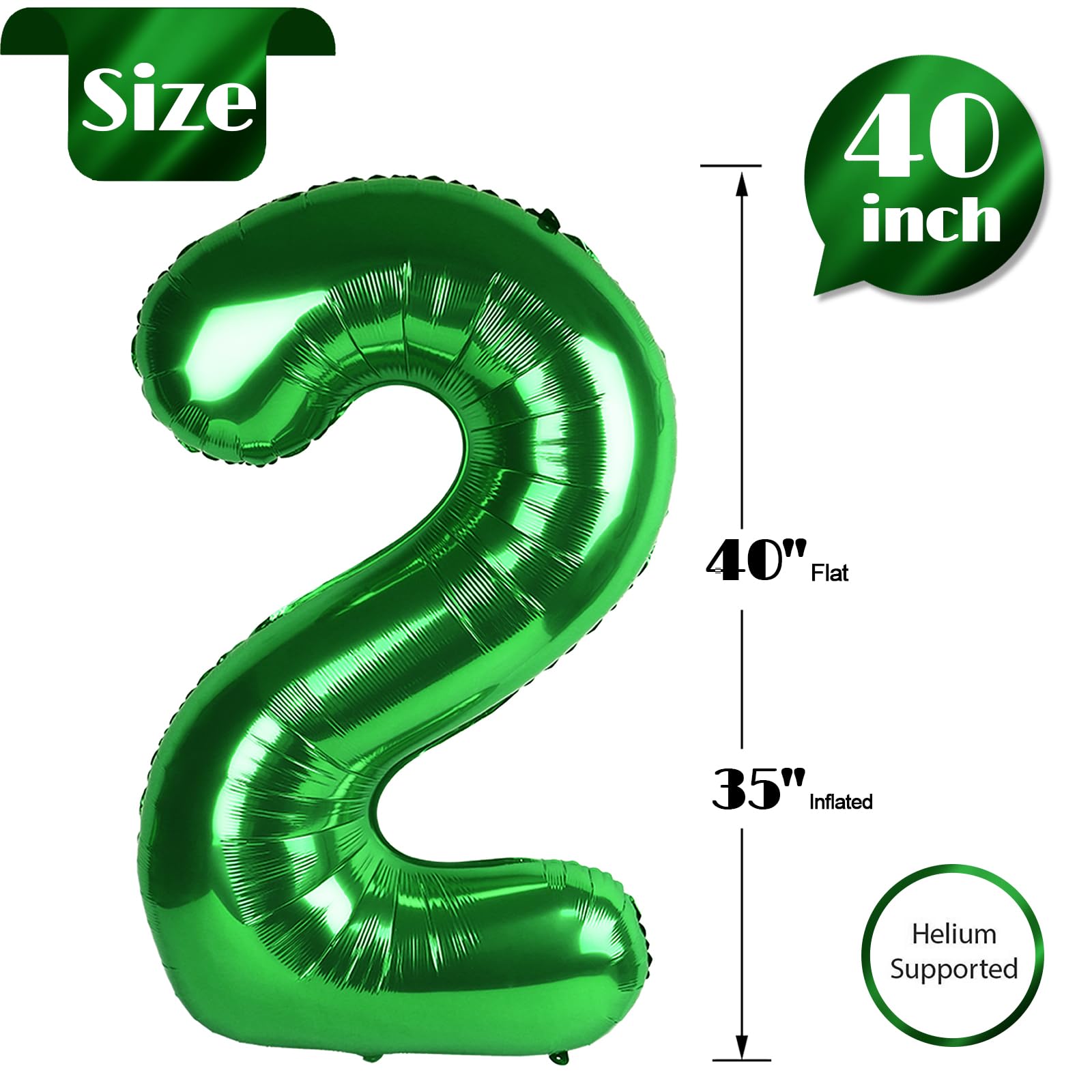 IWERP reusable foil balloon for future green celebrations