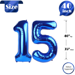 IWERP Self-sealing blue balloon makes inflation quick and simple