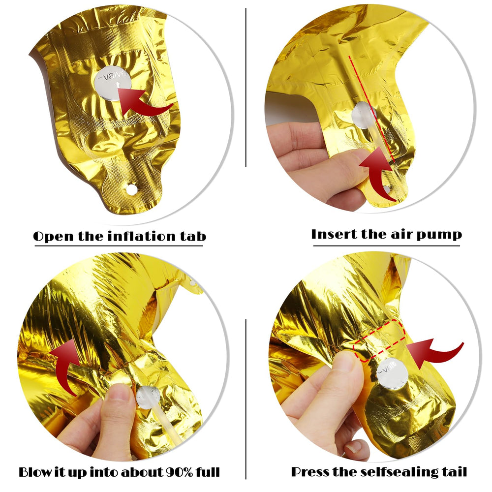 IWERP balloon set supports helium or air inflation for flexible displays.