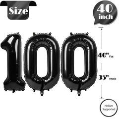 IWERP black birthday decor backdrop balloon creates a pro party vibe.