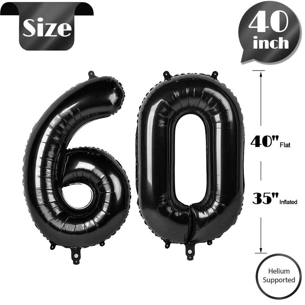 IWERP black birthday decorations coordinate with any theme.