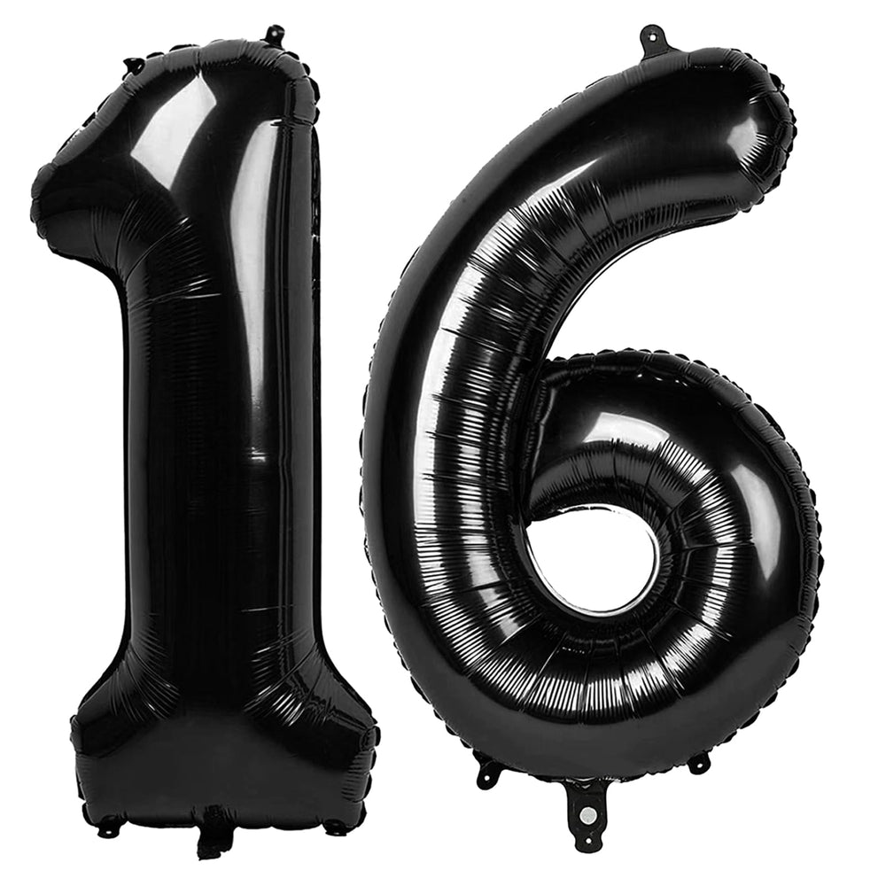 IWERP black 16 balloon 40 inch creates a bold photo backdrop and centerpiece.