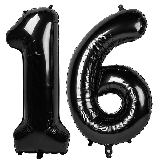 IWERP black 16 balloon 40 inch creates a bold photo backdrop and centerpiece.