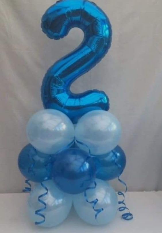 IWERP blue 3-balloon decor creates a striking focal point