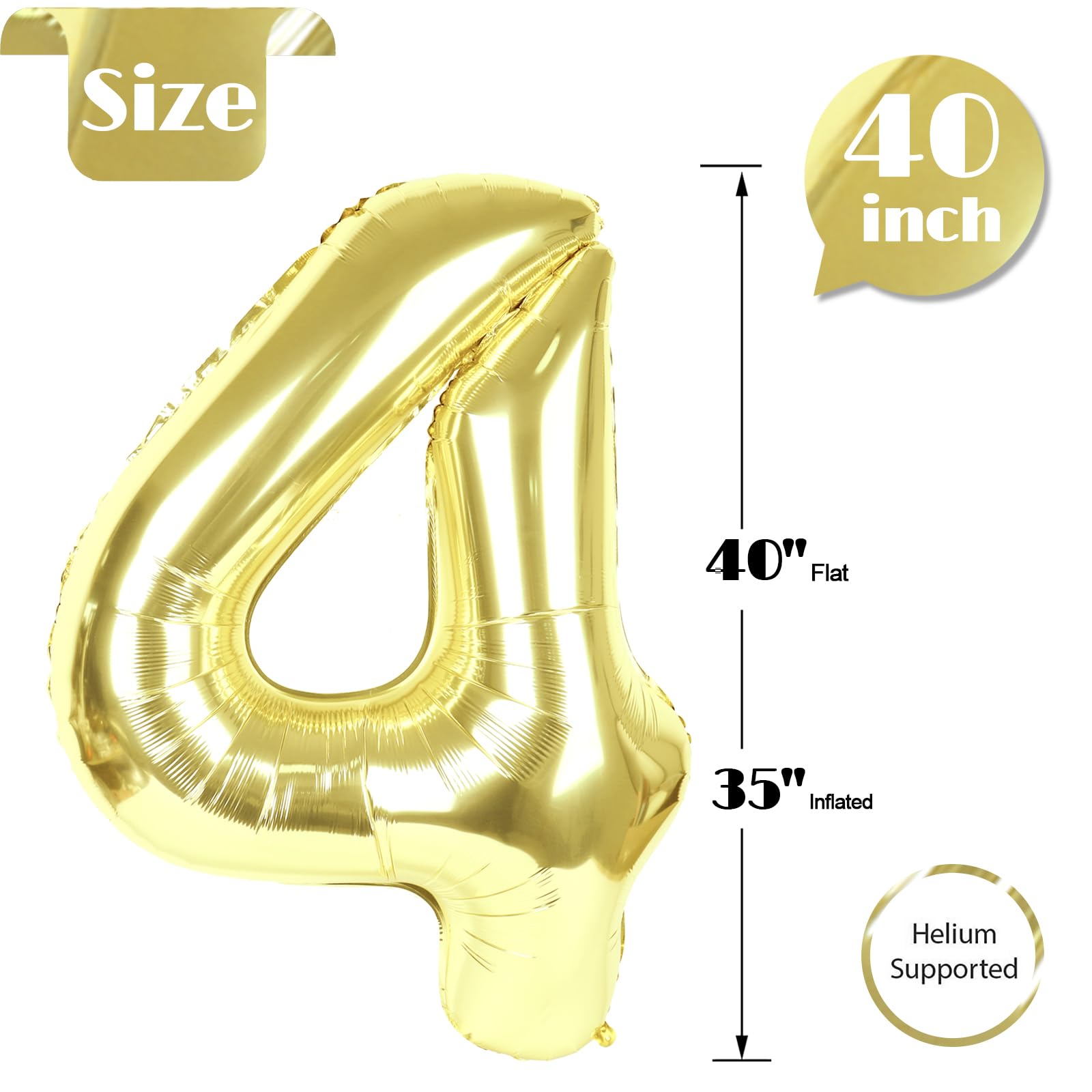 IWERP Champagne Gold 4 Balloon wall decor setup for parties.