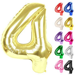 IWERP Champagne Gold 40-inch 4 balloon, ideal backdrop for photos.