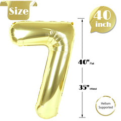 IWERP Champagne Gold 7 Balloon self-sealing quick setup