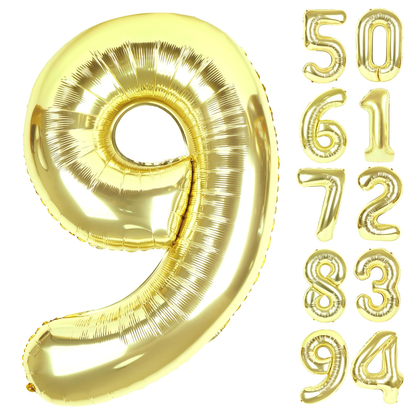 IWERP Champagne Gold 9 balloon 40 inch centerpiece elevates birthday photography