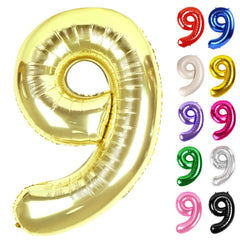 IWERP champagne gold 9-balloon 40-inch centerpiece for captivating photos.