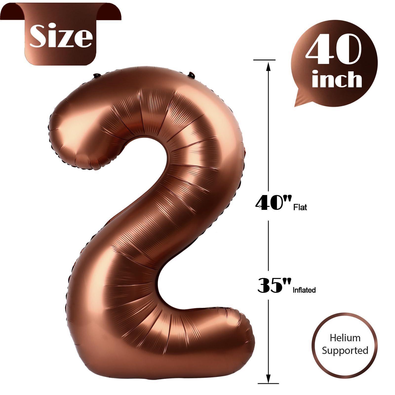 IWERP Coffee Brown 2 Balloon photo prop boosts memorable moments