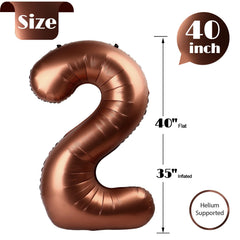 IWERP Coffee Brown 2 Balloon photo prop boosts memorable moments