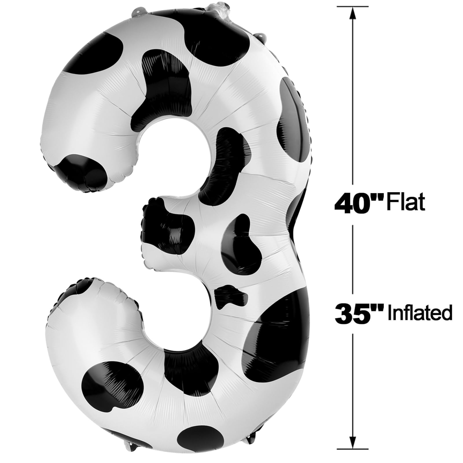 IWERP cow print 3 balloon backdrop setup for memorable photos
