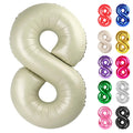 IWERP cream-8-balloon-40-inch ideal for bold birthday photo backdrops.