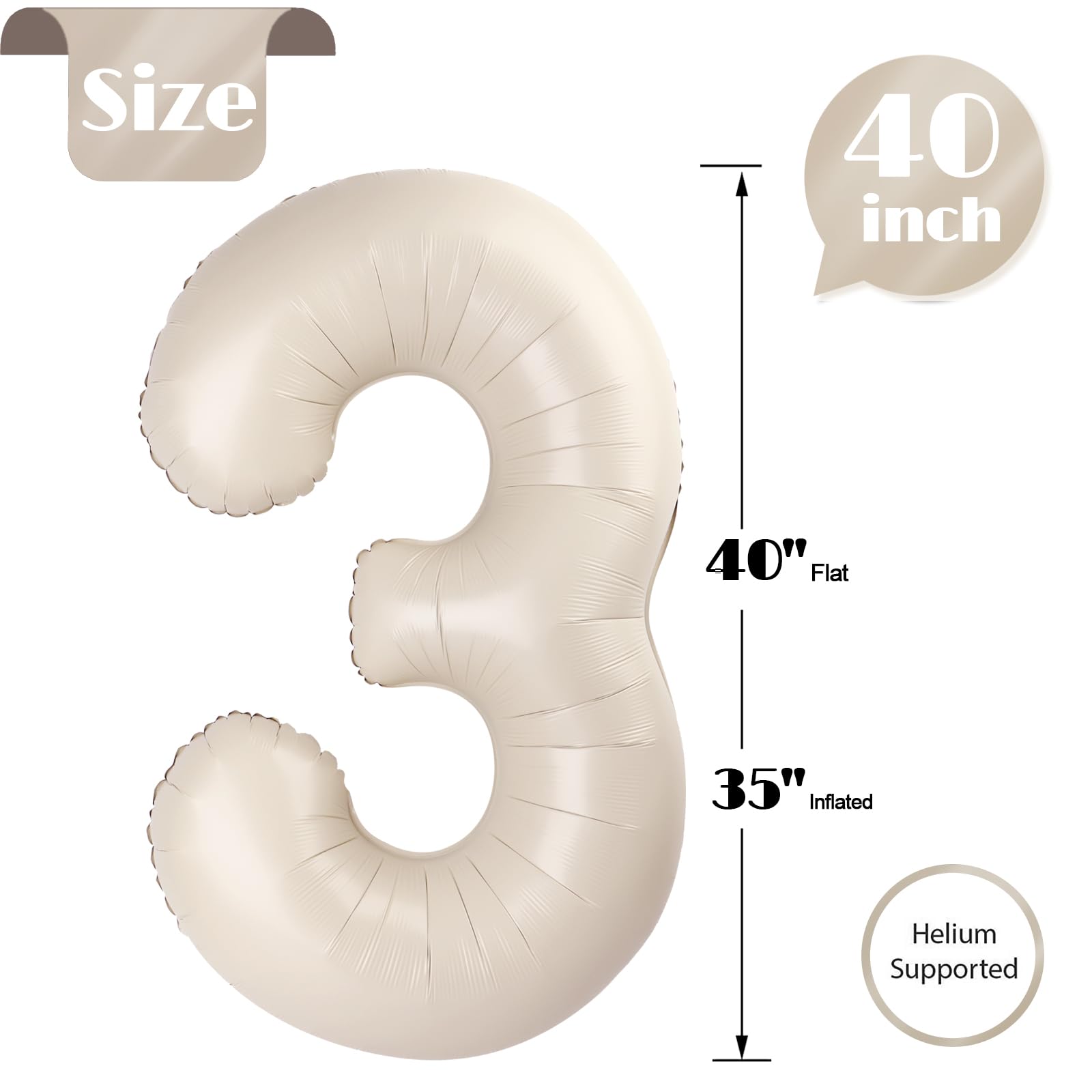 IWERP Cream finish adds shimmering glow to birthday decor.