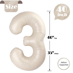 IWERP Cream finish adds shimmering glow to birthday decor.