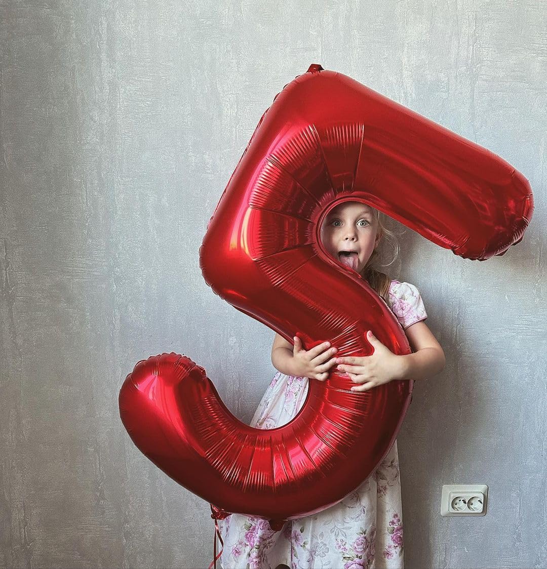 IWERP red finish balloon adds elegant color to celebrations.
