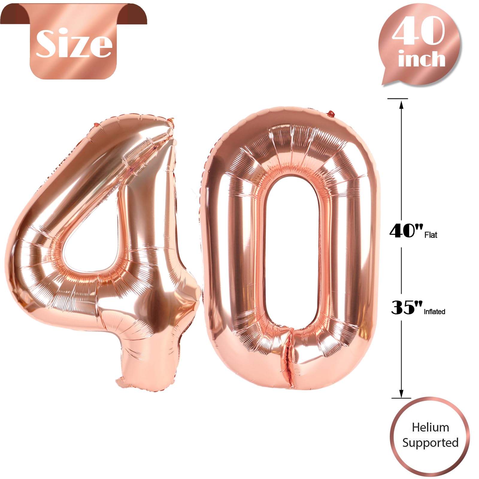 IWERP dazzling rose gold finish adds elegant glow.