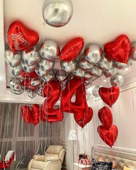 IWERP durable 40-inch red balloon ensures long-lasting party displays.