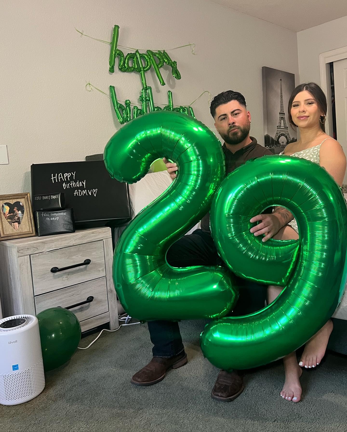 IWERP durable green number 9 balloon suitable for long party celebrations.