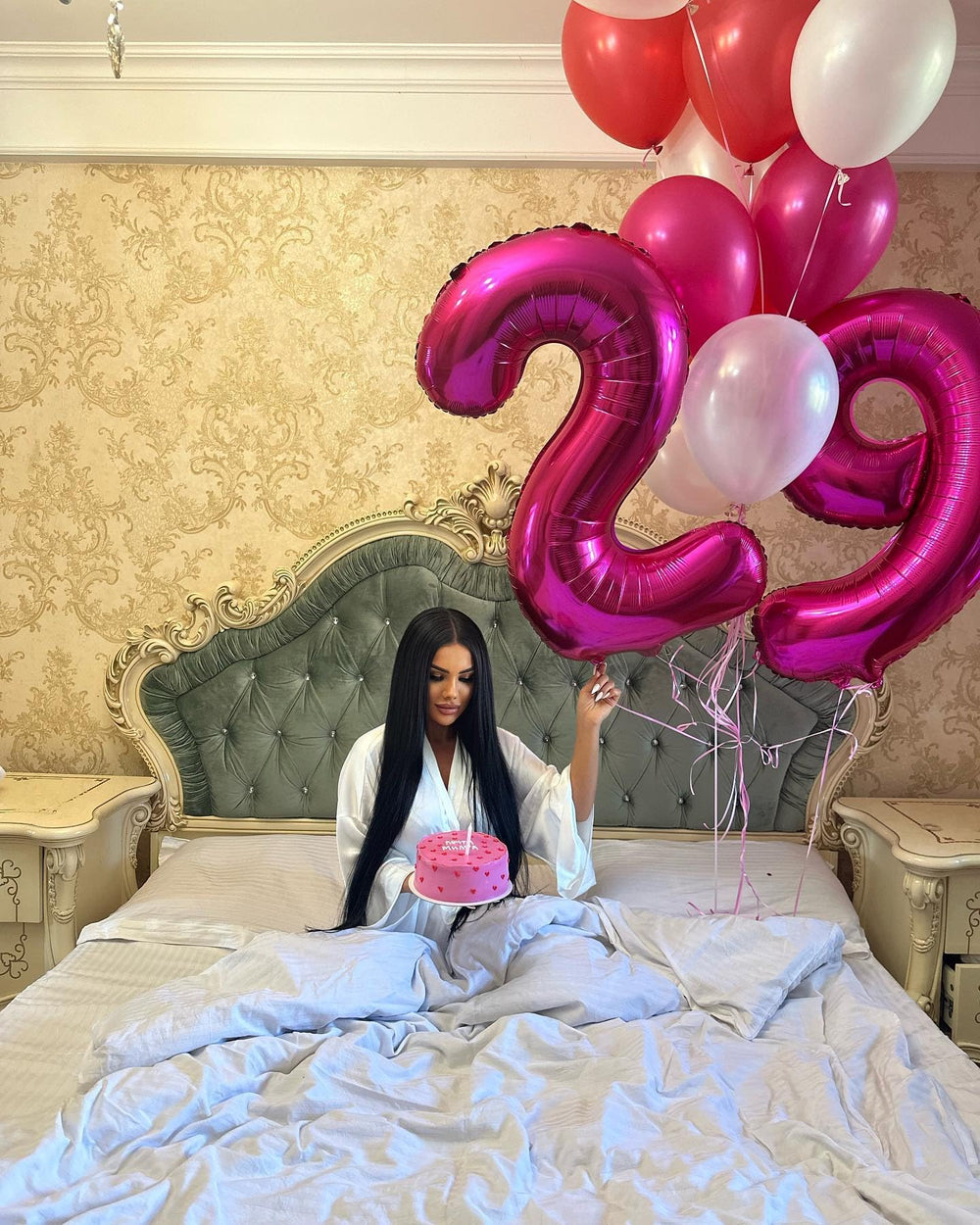 IWERP 9-birthday decor balloon, reusable and self-sealing for easy setup.