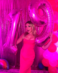 IWERP giant 40-inch number balloon adds a focal point to celebrations.