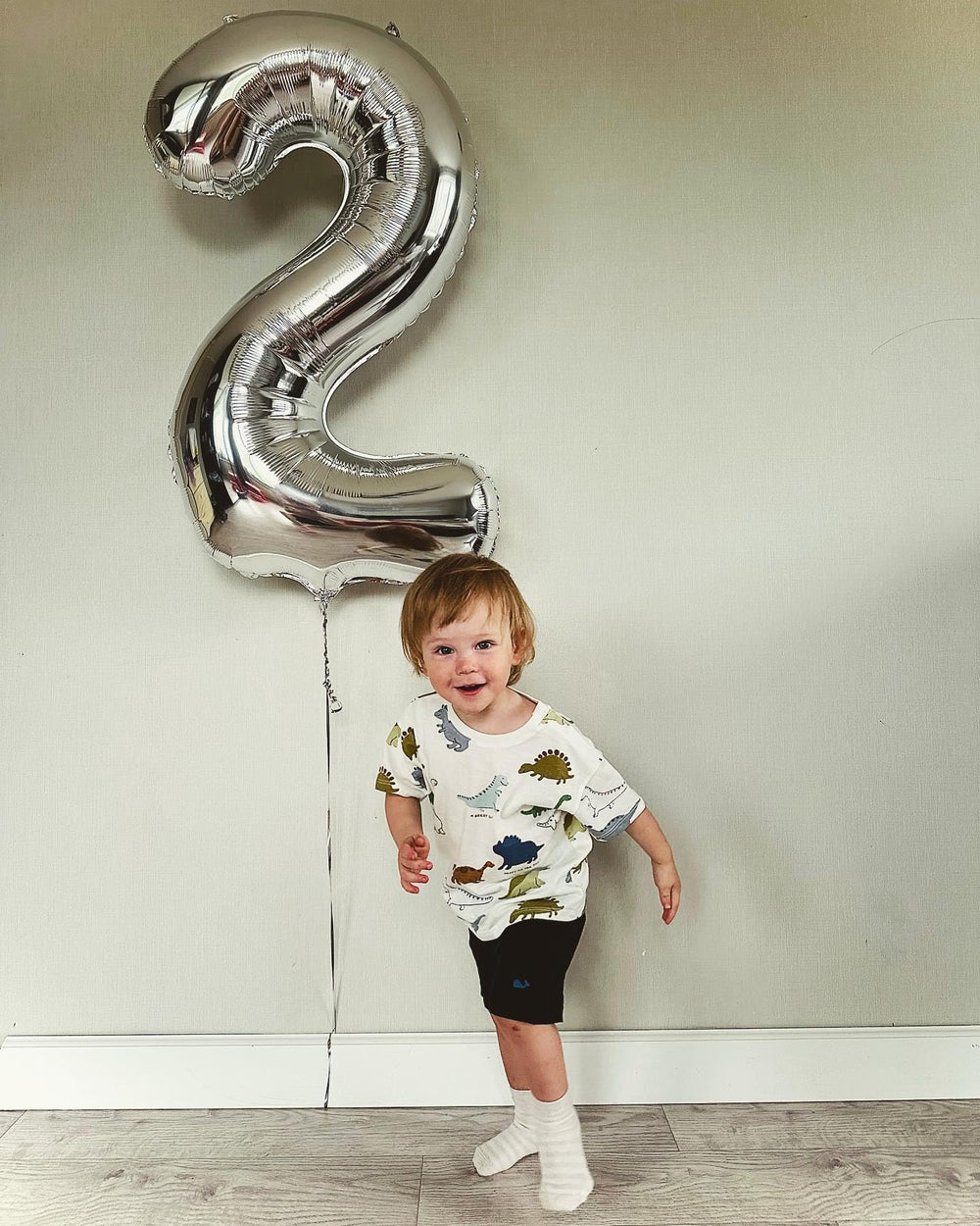 IWERP Glamour silver balloon decor elevates milestone celebrations and photo moments.