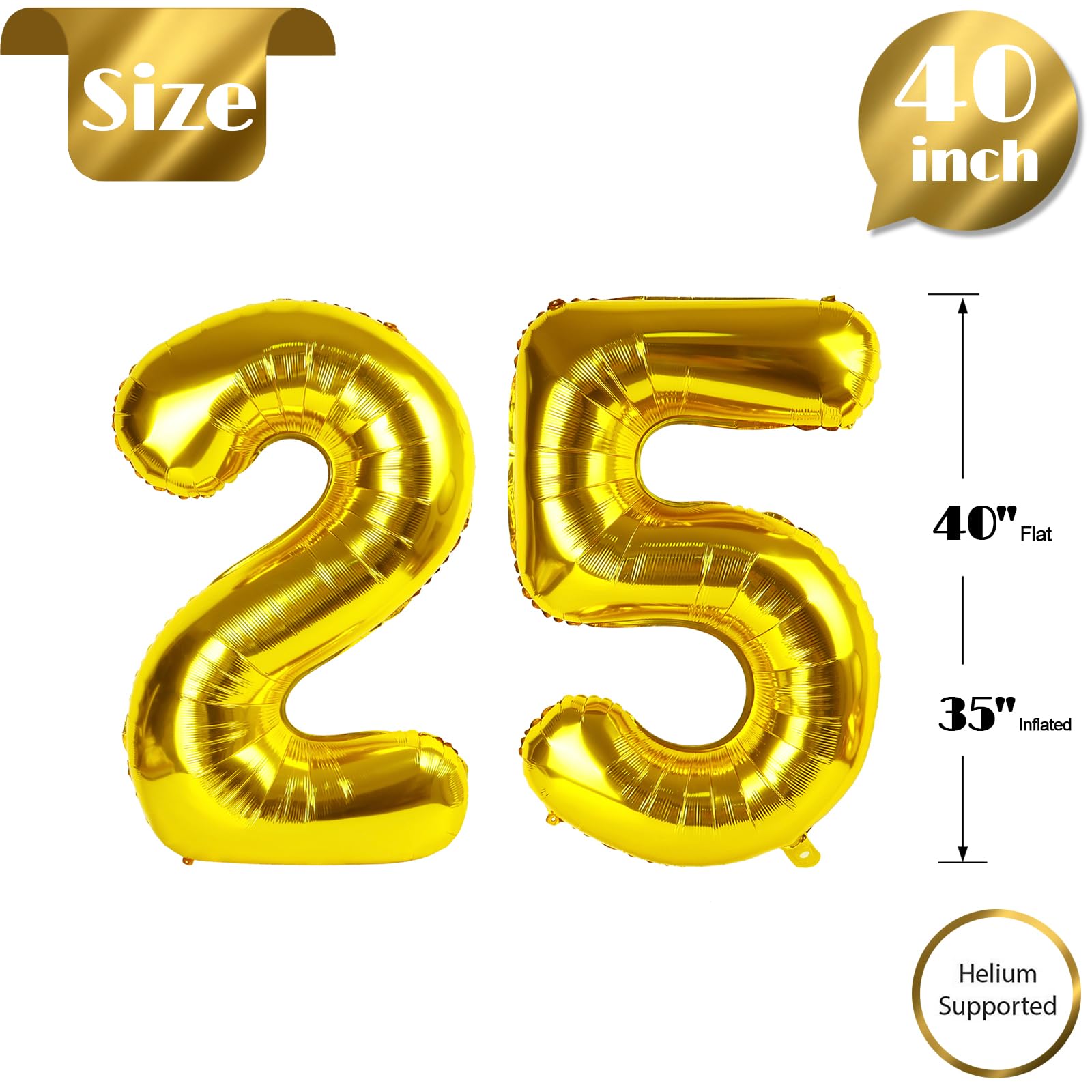 IWERP gold 25 balloon self-sealing valve, quick inflation and reuse.