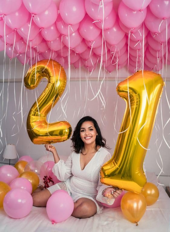 IWERP Gold Number 0 Balloon is durable and easy to store after parties.