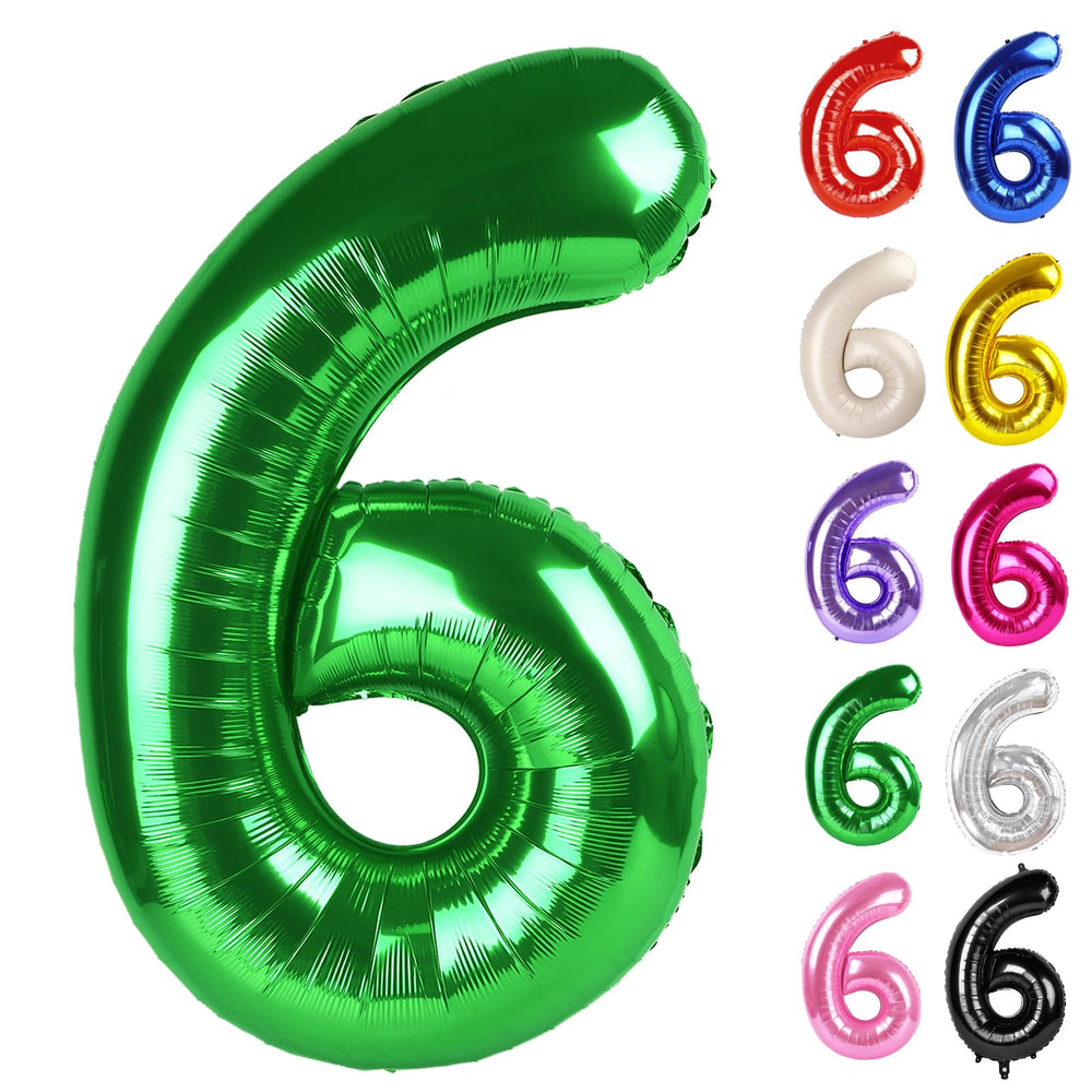 IWERP Green 6 balloon 40-inch ready for photo backdrops and entryway display