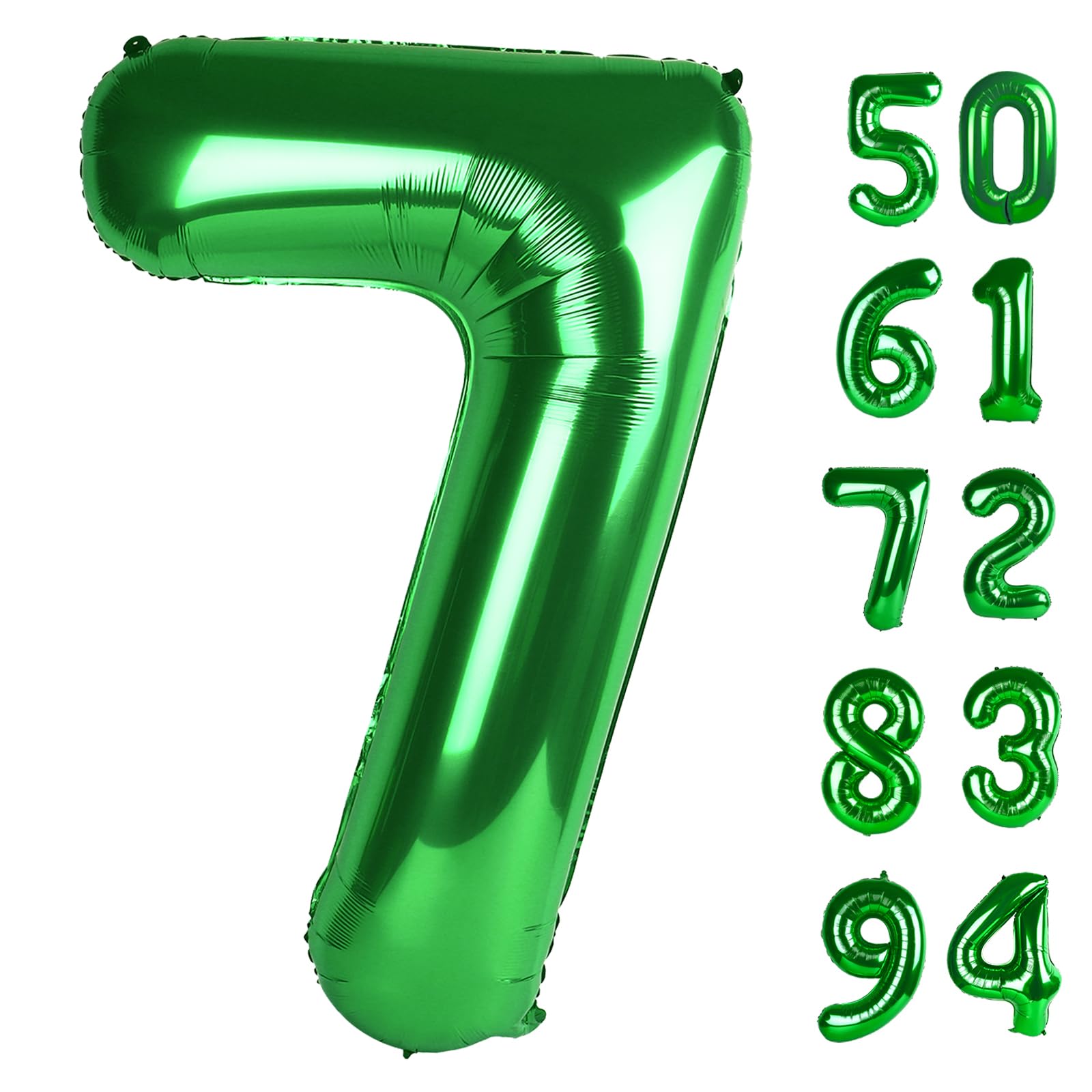IWERP green 7 balloon 40 inch serves as a bold photo backdrop for celebrations.