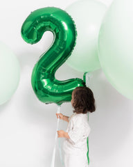 IWERP green self-sealing valve balloon ready for reuse.