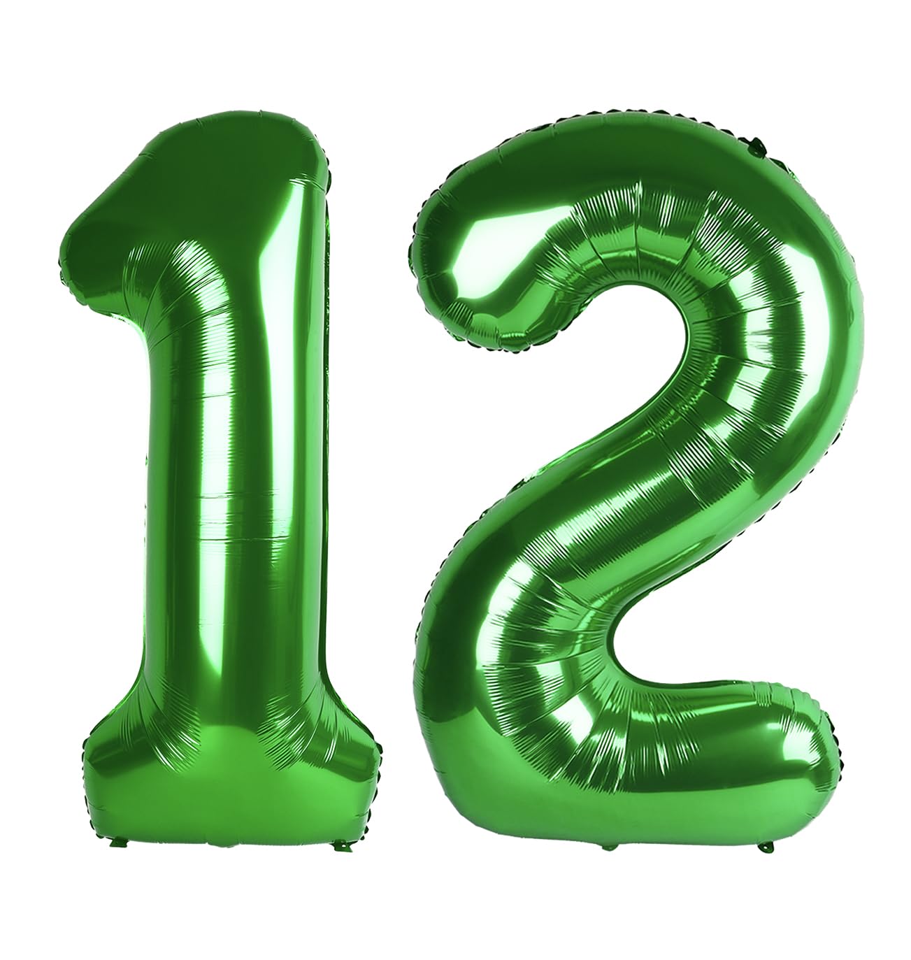 IWERP Green Number 12 balloon, 40-inch display for memorable photos.