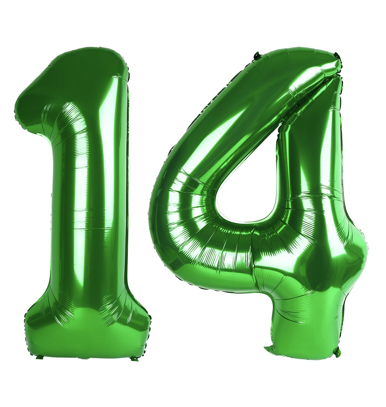 IWERP green number 14 balloon 40 inch enhances photo backdrops with a bold birthday focal point