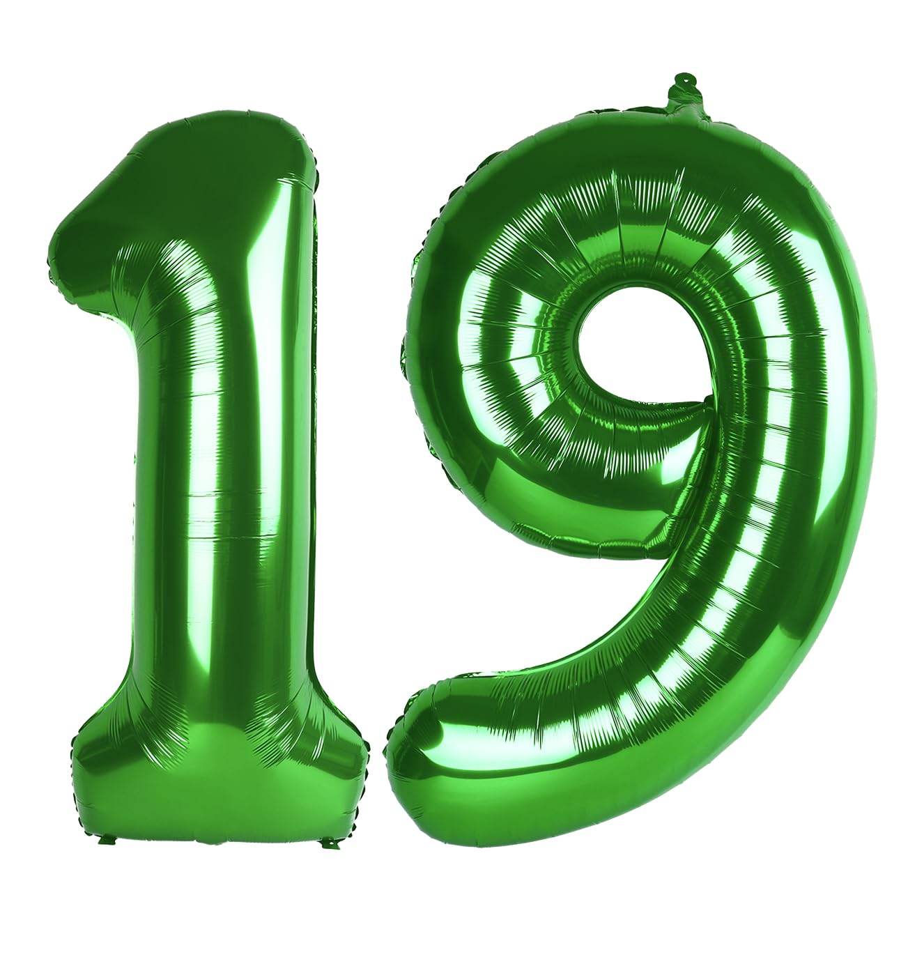 IWERP Green Number 19 balloon 40 inch creates a bold milestone backdrop for photos.