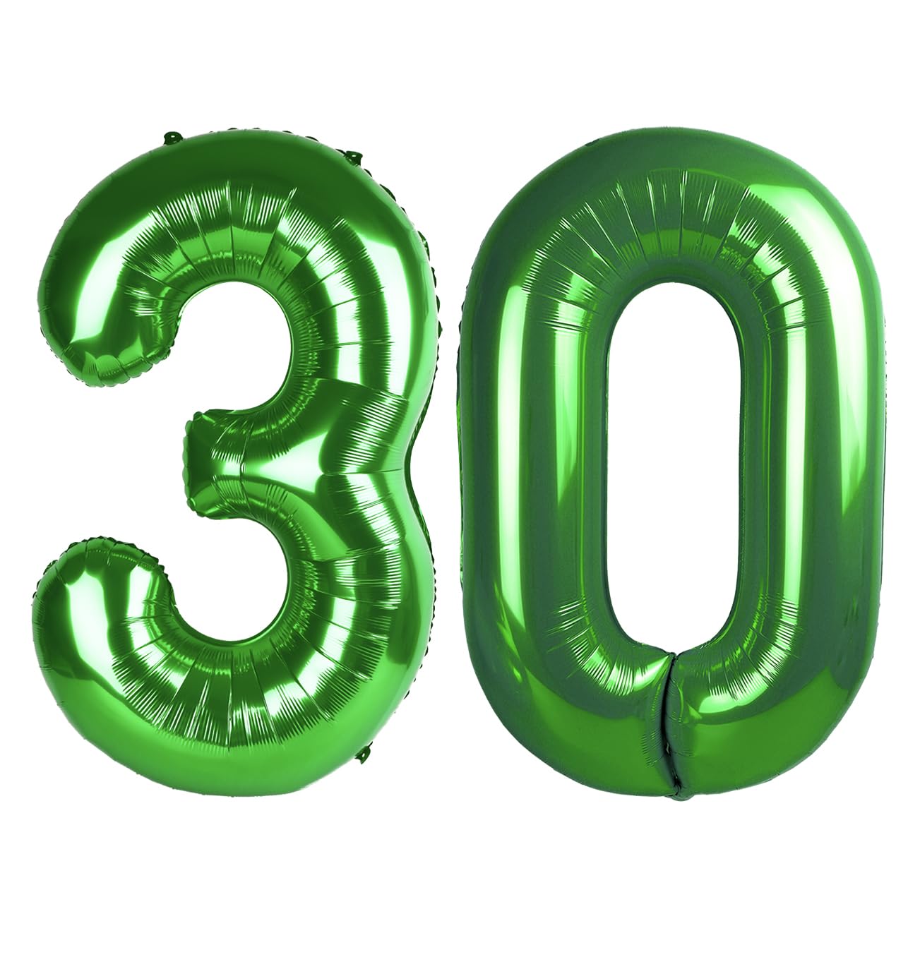 IWERP Green Number 30 balloon 40 inch for festive photo backdrops.
