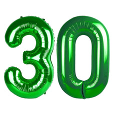 IWERP Green Number 30 balloon 40 inch for festive photo backdrops.