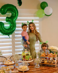 IWERP foil birthday balloon provides vibrant backdrop for party photos