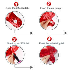 IWERP hanging decoration red 13-balloon offers flexible display options.