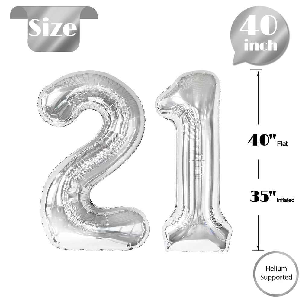 IWERP helium or air inflated 21 balloon offers flexible decorating