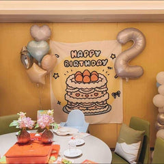 IWERP Lilac Number 0 balloon supports helium or air for versatile decorating.