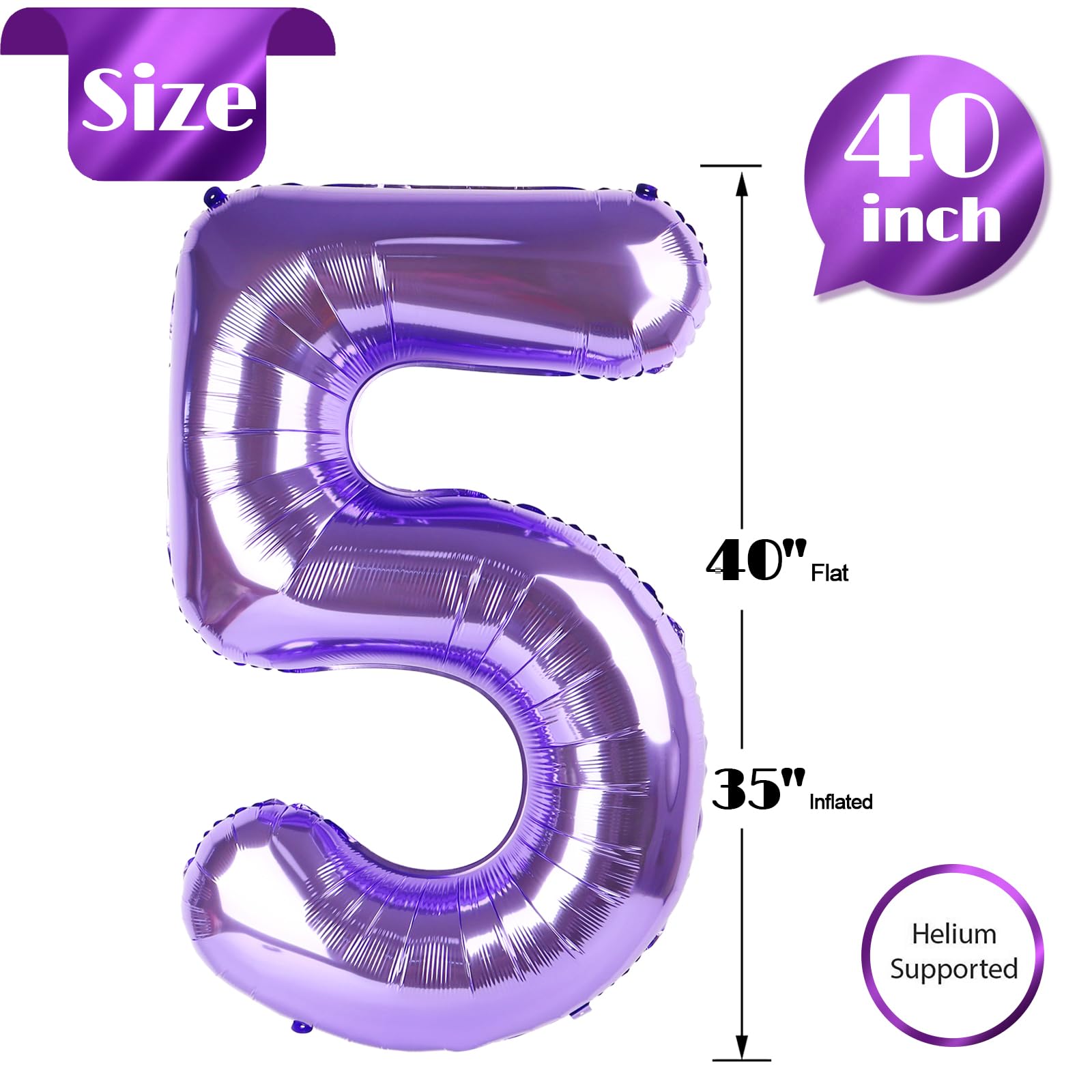 IWERP Helium or air inflation offers flexible display options for long-lasting decor