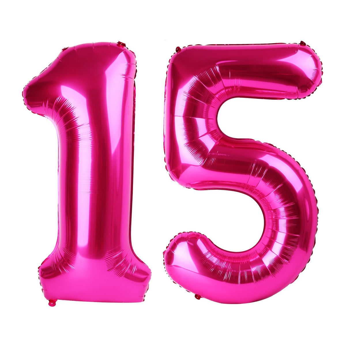 IWERP hot pink number 15 balloon 40 inch creates a bold birthday backdrop.
